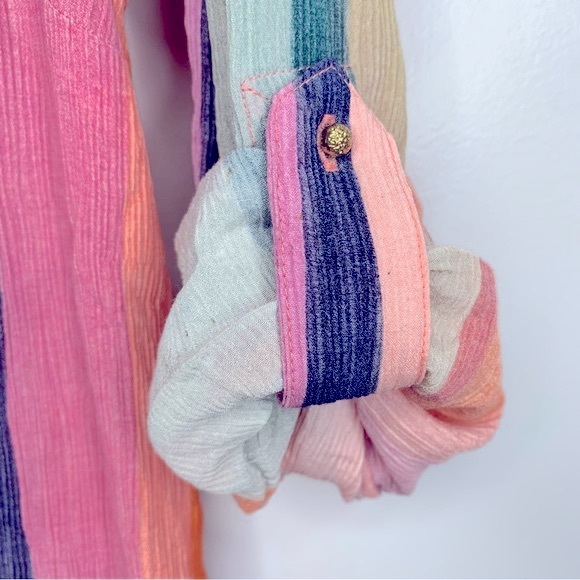 Soft Surroundings Icon Stripe Aruba Caftan Dress Size XS - Picture 9 of 10